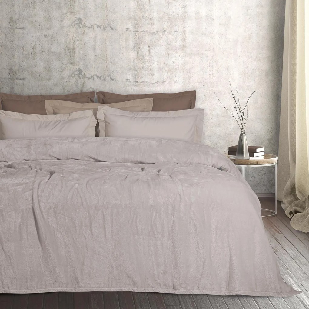 ΜΟΝΗ ΚΟΥΒΕΡΤΑ 160x220cm DAS HOME - VELOUR 1345