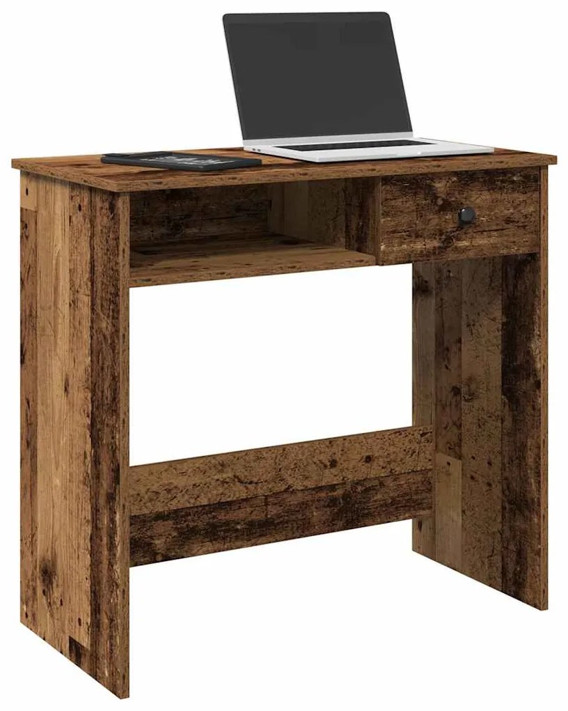 Γραφείο Όψη Παλαιού Ξύλου 80x40x75 εκ. από Επεξεργασμένο Ξύλο