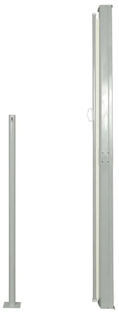 vidaXL Σκίαστρο Πλαϊνό Συρόμενο Βεράντας Κρεμ 170 x 300 εκ.