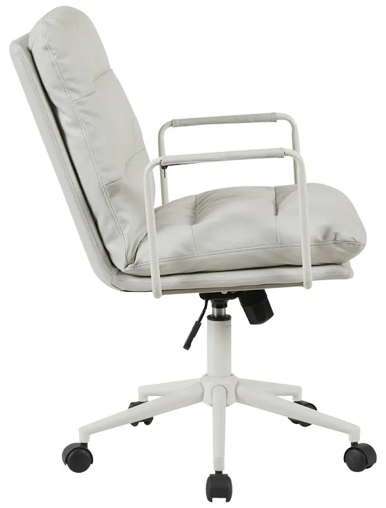 Καρέκλα γραφείου διευθυντη Kreno pakoworld PES γκρι 56x67x89-97εκ