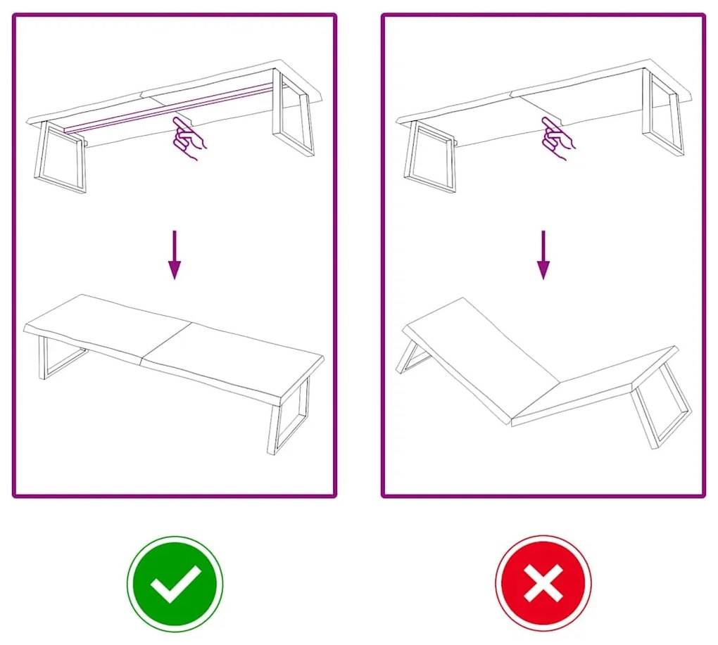 vidaXL Επιφ Τραπεζιού Αν Καφέ 180x60x(2-6)εκ.Ακατέργ. Μασίφ Ξύλο Δρυός