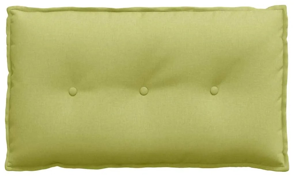 vidaXL Μαξιλάρι Πλάτης Ανοιχτό Πράσινο 80 x 19 x 50 εκ ύφασμα