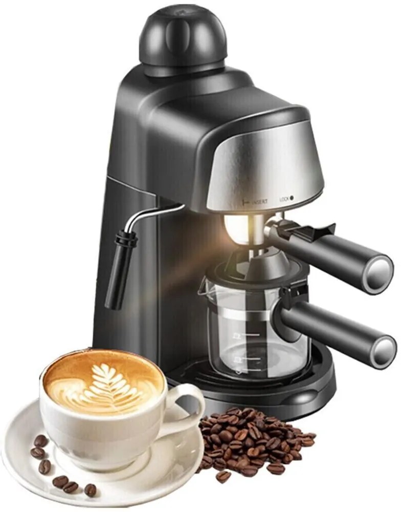 Sokany Μηχανή Espresso 800W Πίεσης 5bar Μαύρη SK-6810