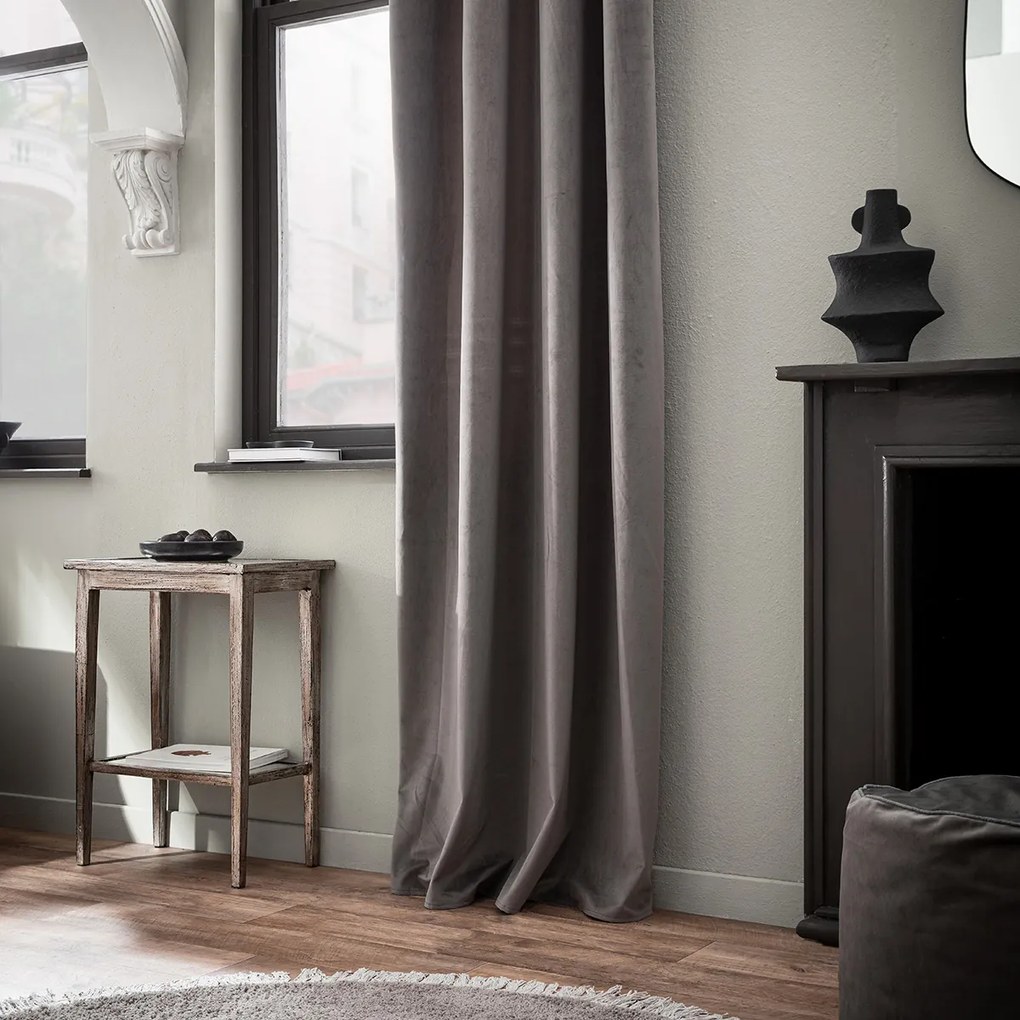 Κουρτίνα Με Τρουκς Winter Shadow Grey AW23 140x280 - Gofis Home 711/48