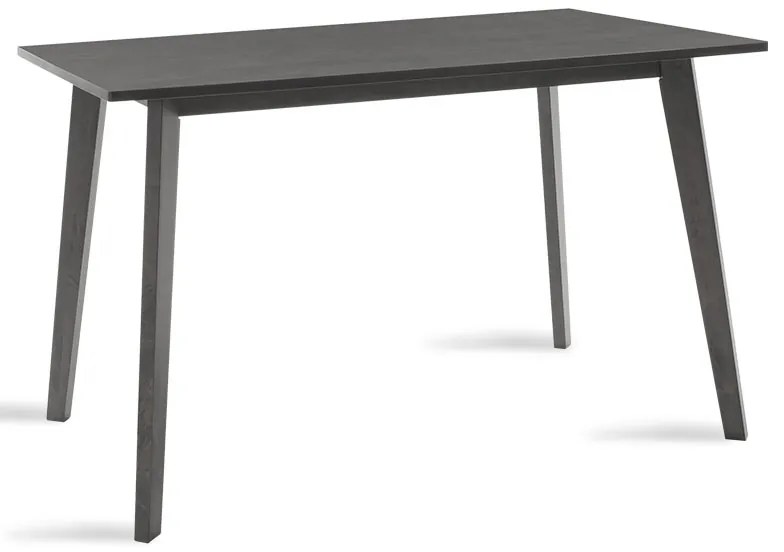 Τραπέζι Benson MDF με καπλαμά  χρώμα rustic grey 120x75x75εκ Υλικό: TOP &amp; APRON: 18MM MDF WITH RW VENEER 097-000004