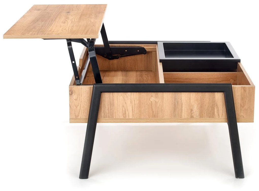 PODIUM, c.table, natural / black DIOMMI V-CH-PODIUM-LAW