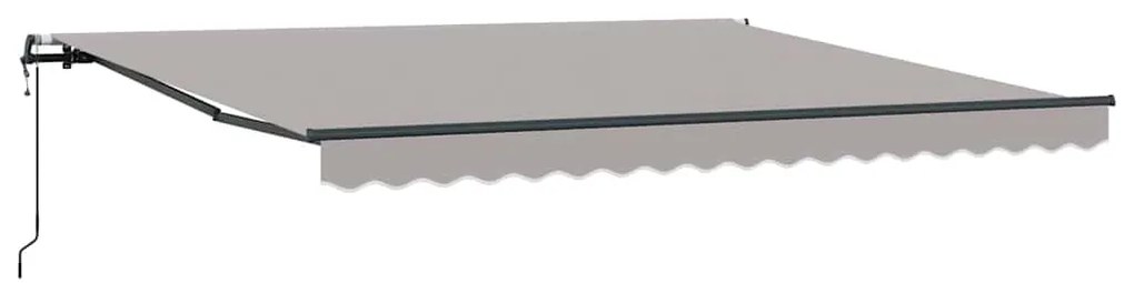 vidaXL Σκηνίτσα Αναδιπλούμενη Ανοιχτό γκρι 400 x 300 εκ