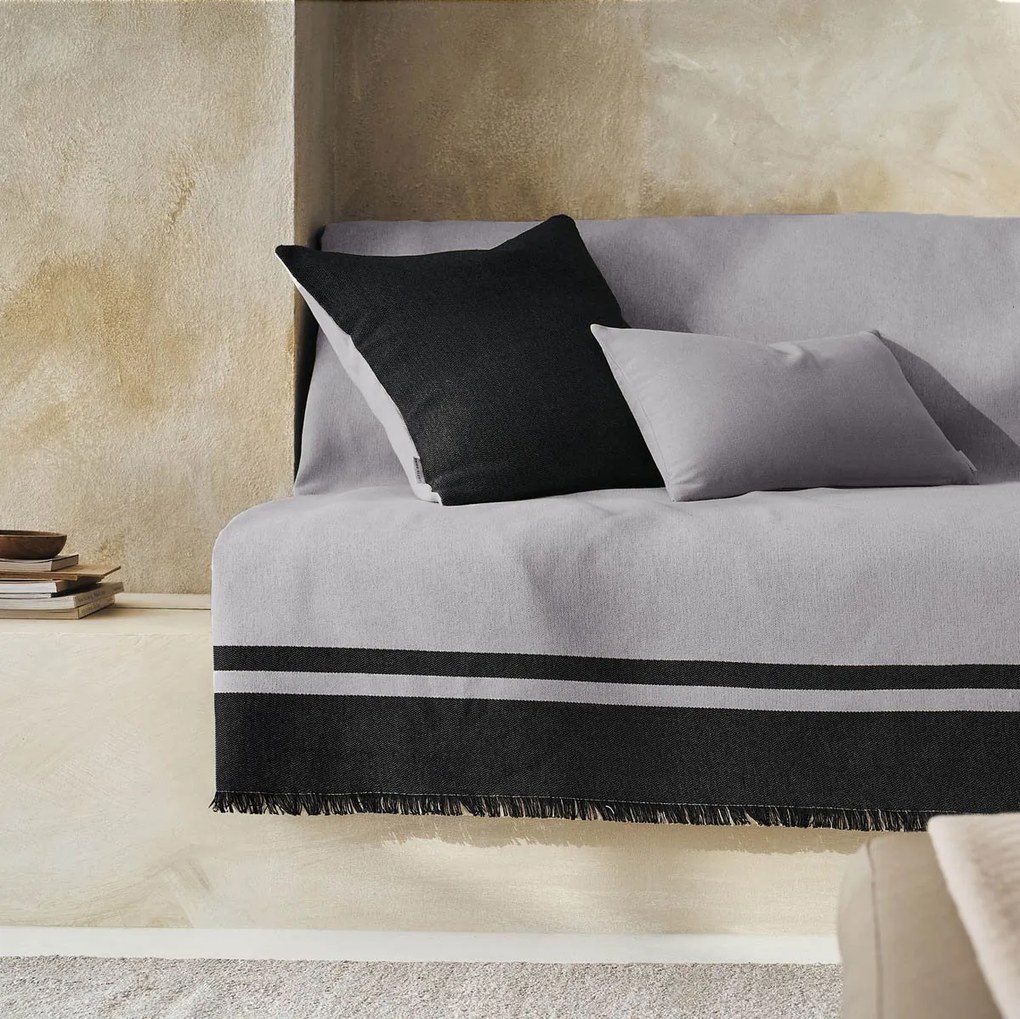 Ριχτάρι Τριθέσιου Καναπέ 2 Όψεων (180x310) Gofis Home Marian Oil Black 336/14