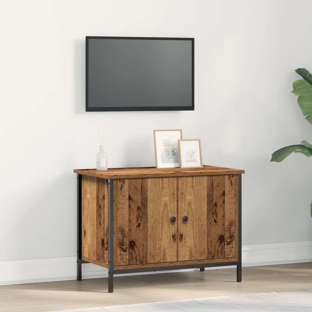 vidaXL Old Wood TV Stand Παλιό ξύλο Ξύλο 60 x 35 x 45 εκ. Ανθεκτική