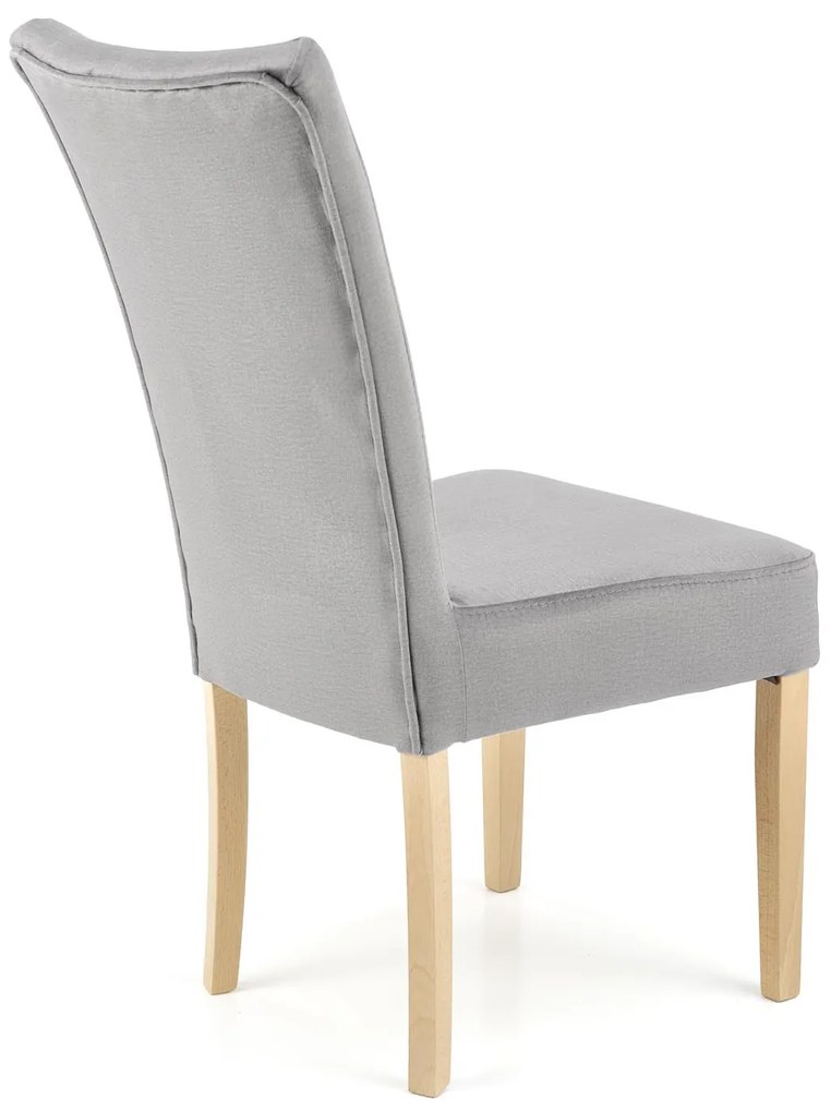 VERMONT chair, honey oak / grey Monolith 85