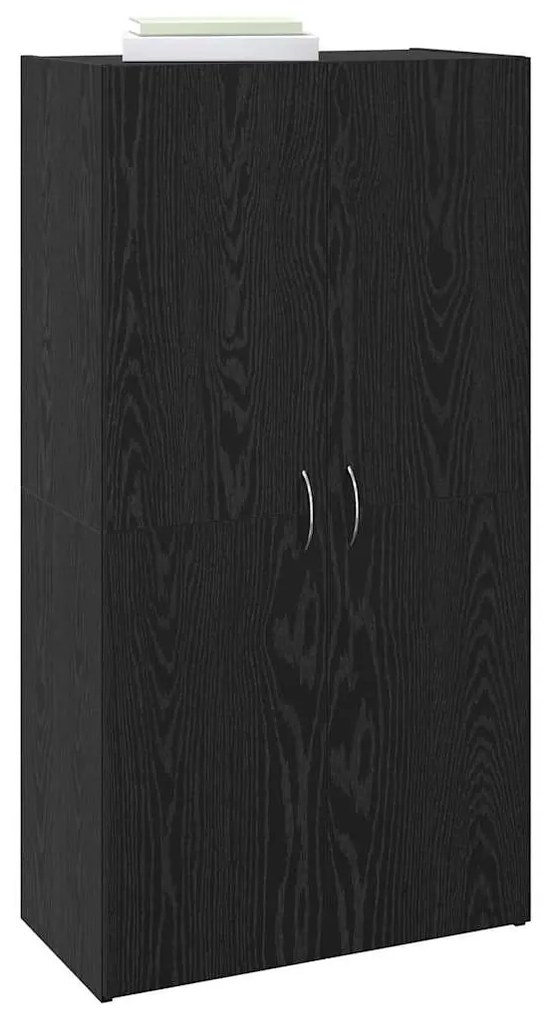 vidaXL Γραφείο Ντουλάπι Μαύρη δρυς 60 x 32 x 115 cm Επεξεργασμένο ξύλο