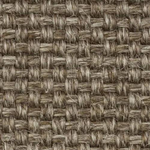 Φυσική ψάθα Colora 2852 - Recycled Cotton Ribbon - Dark Brown