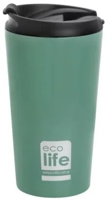 Ecolife Θερμός-Ποτήρι 370ml Light Blue 33-BO-4001