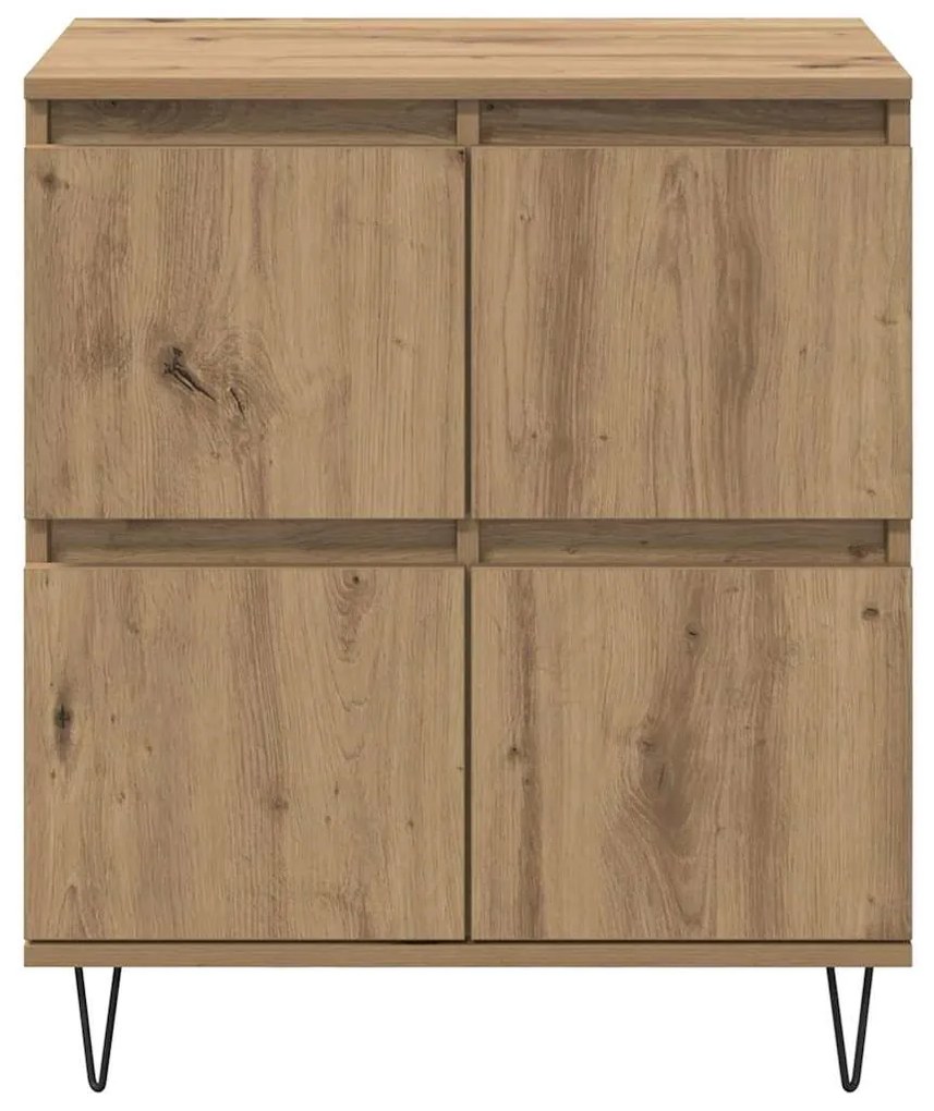 vidaXL Πλαϊνό γραφείο Καφέ 60 x 35 x 70 cm Επεξεργασμένο ξύλο