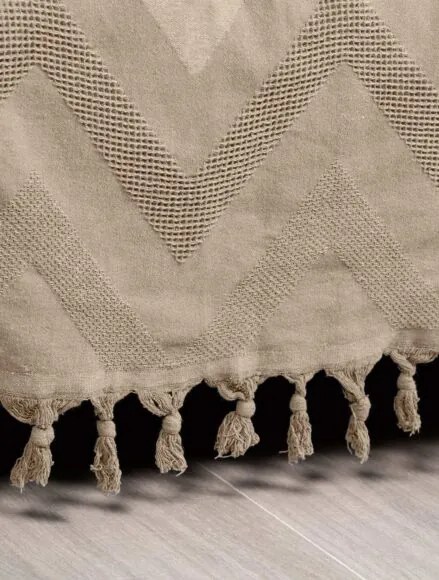 Κουβέρτα Πικέ Ζακάρ GOLWE BEIGE