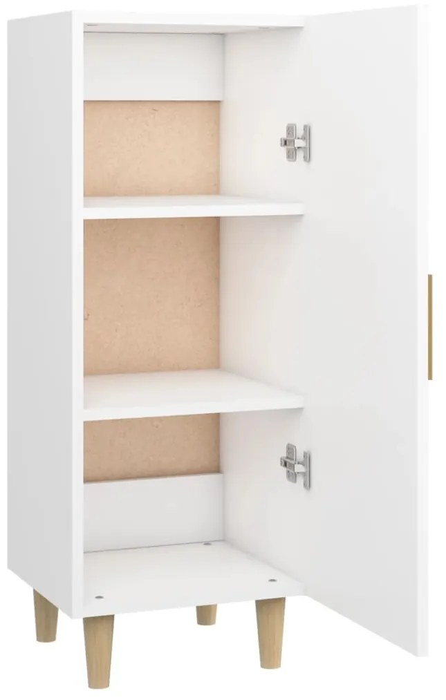 vidaXL Ντουλάπι Λευκό 34,5 x 34 x 90 εκ. από Επεξεργασμένο Ξύλο