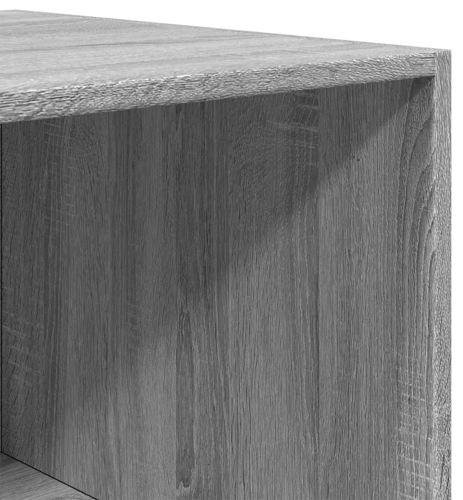 vidaXL Ντουλάπα Γκρι Sonoma 50x50x200 εκ. από Επεξεργασμένο Ξύλο