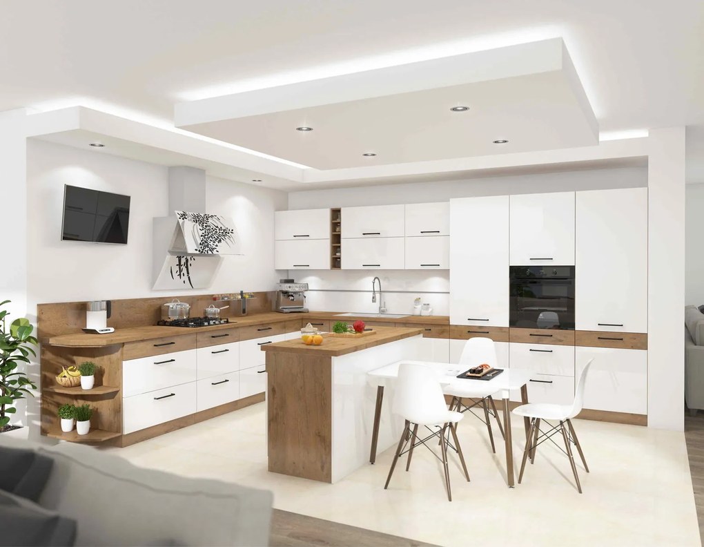 Επιδαπέδιο ντουλάπι με ράφια Virgo γωνιακό