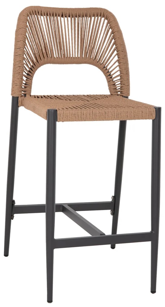 ΣΚΑΜΠΟ ΜΠΑΡ ΜΕΣ.ΥΨΟΥΣ NOJO HM5920.02 ΑΝΘΡΑΚΙ ΑΛΟΥΜΙΝΙΟ--ΜΠΕΖ ΣΥΝΘ.RATTAN 40x55.5x99Yεκ