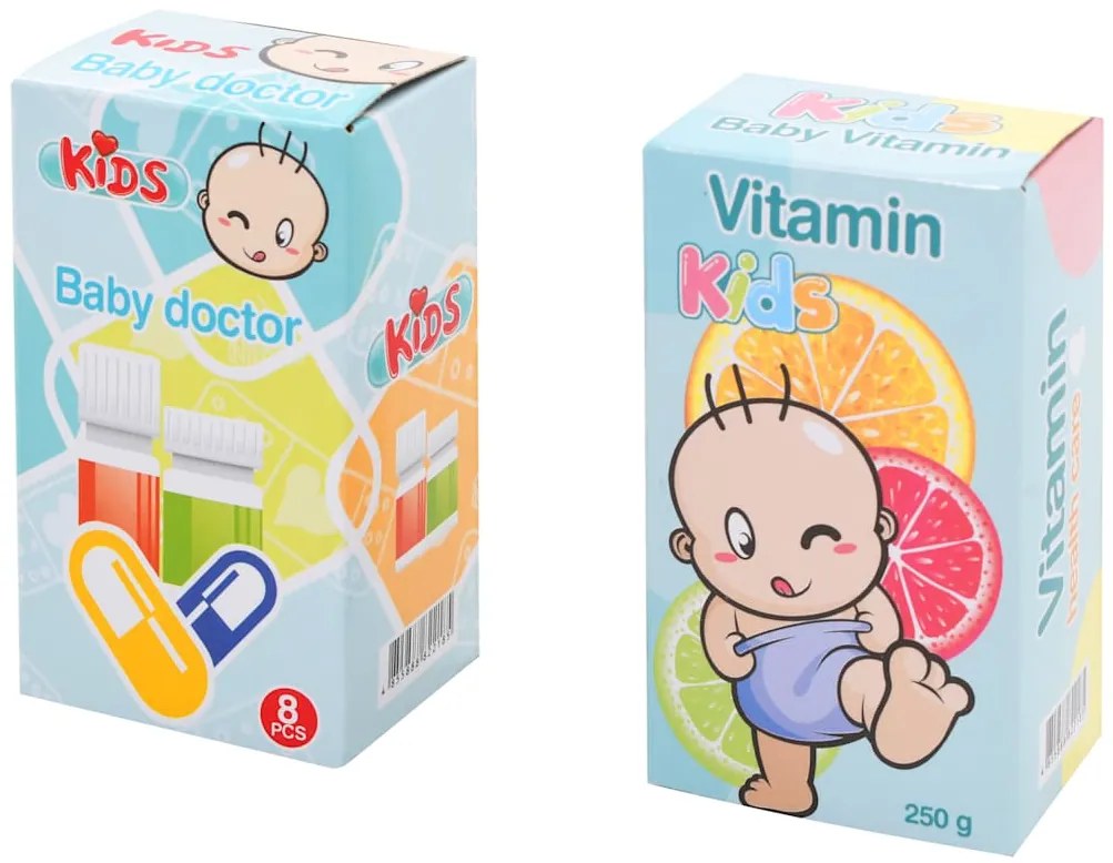 vidaXL Παιδικό Ιατρικό Σετ 15 Τεμαχίων 38 x 30 x 67,5 εκ.