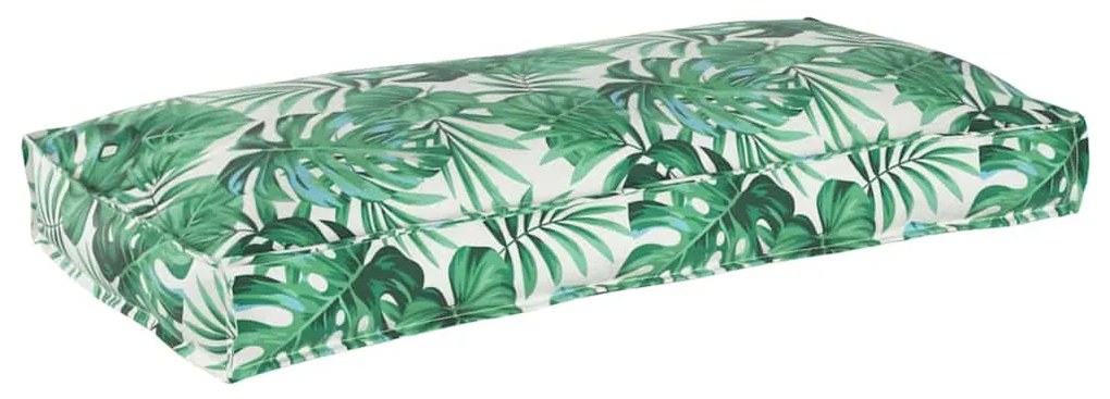 vidaXL Μαξιλάρι παλέτας για κάθισμα / πλάτη Floral Μοτίβο φύλλων