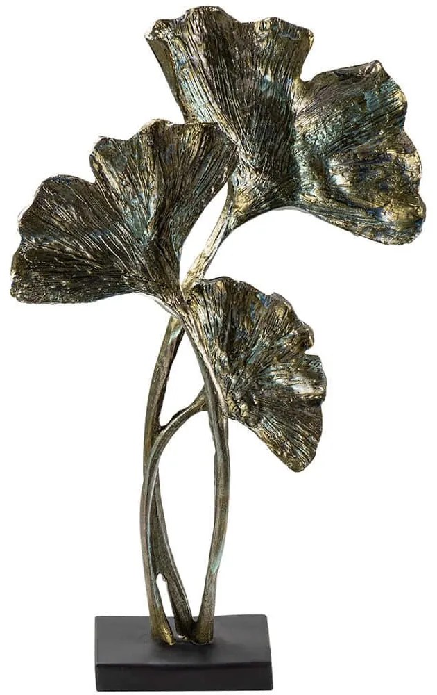 Διακοσμητικό Επιτραπέζιο Three Leaf 565TNL1421 30x12x48cm Multi Aberto Design Πολυέστερ