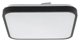 Φωτιστικό Οροφής Πάνελ LED 16W Μαύρο ΙΡ44 4000K Agnes Square Pro S 10984 Nowodvorski 10984 Μαύρο