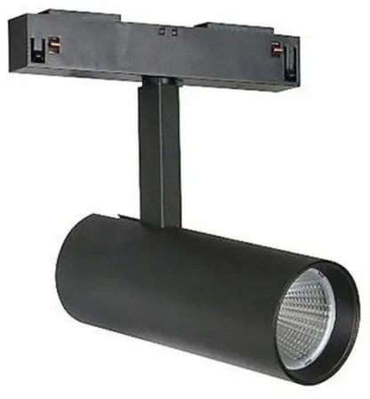 Σποτ VT-2102170 Μαγνητικής Ράγας Magna-S1 30W 4000Κ 2400lm Ø7x16cm Black Metanor