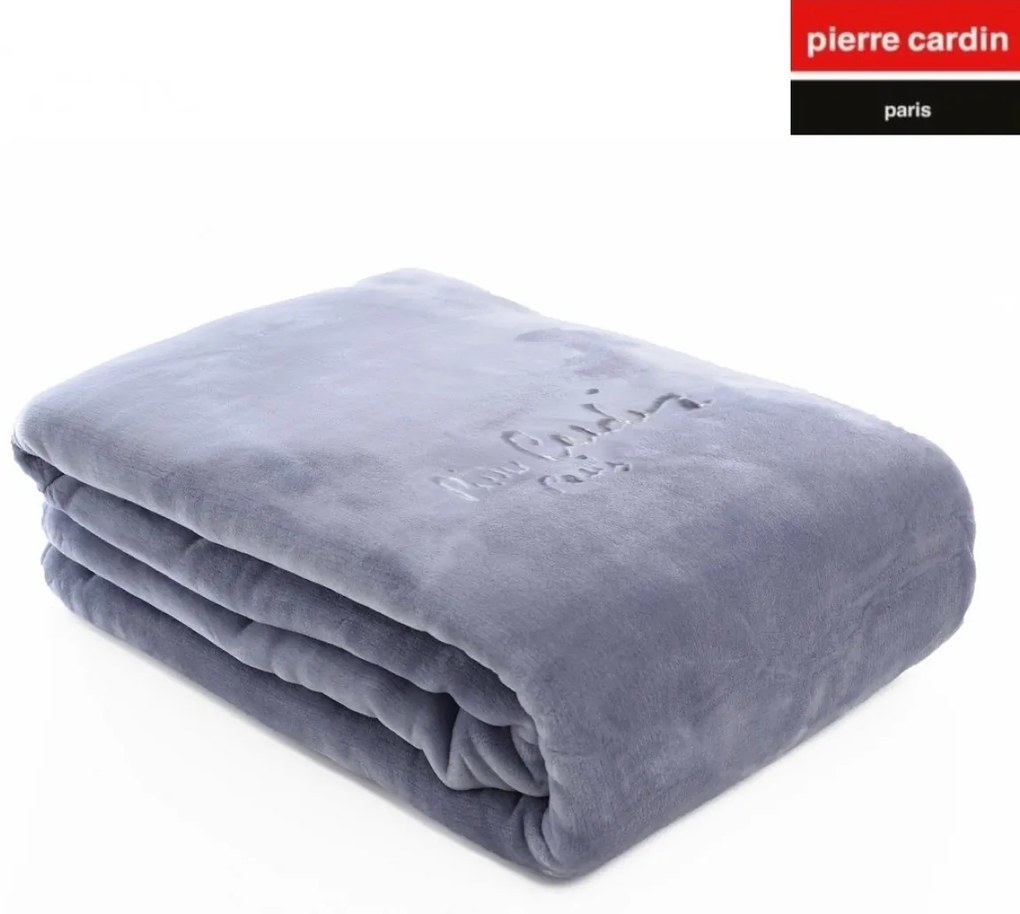ΚΟΥΒΕΡΤΑ ΜΟΝΗ 160X220 PIERRE CARDIN NANCY  545 GREY(51)