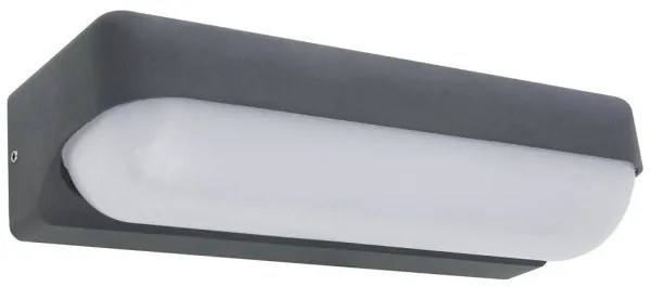 Απλίκα Φωτιστικό Τοίχου LED 10W Ανθρακί 420Lm IP54 Honna 34174W Globo Lighting-34174W-Ανθρακί 34174W