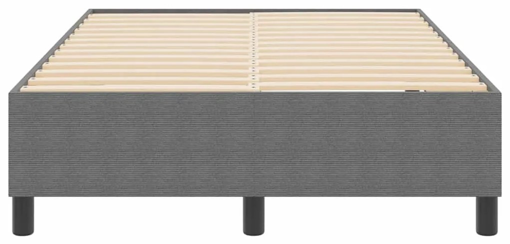 vidaXL Κρεβάτι με ελατήρια Ανοιχτό γκρι 120 x 190 cm Βελούδο