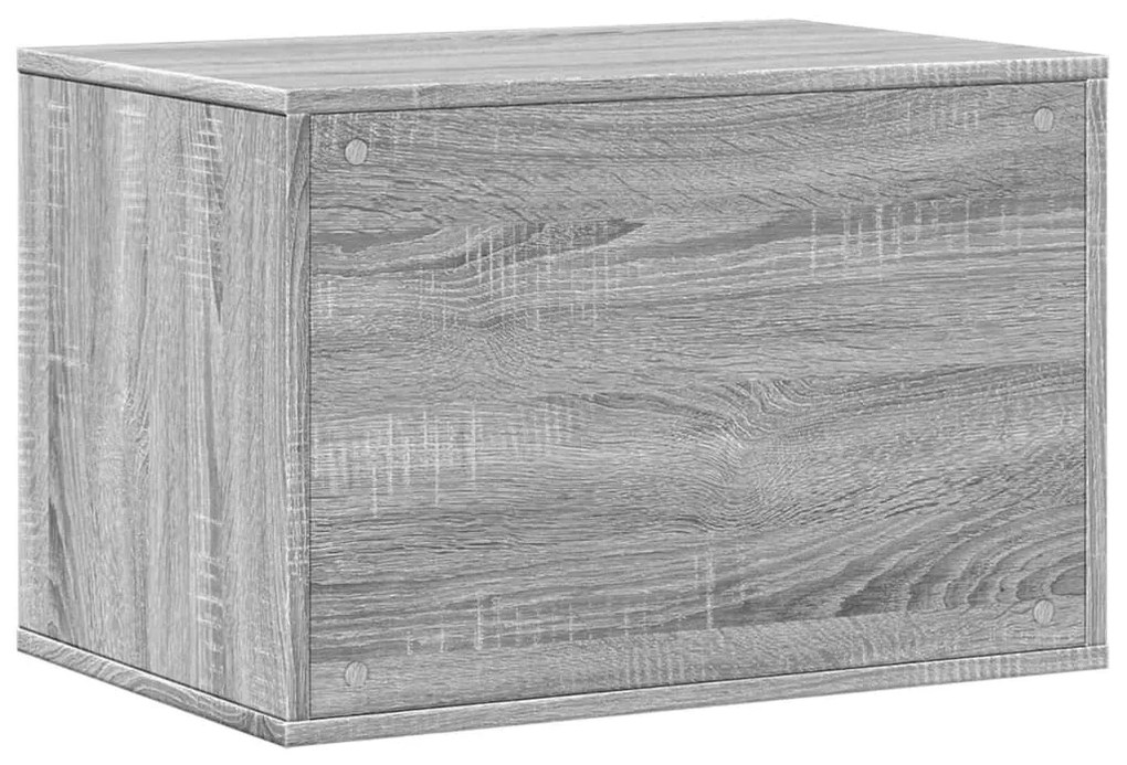 Τουαλέτα Γάτας Περίφραξη Γκρι Sonoma 60x40x40εκ Επεξεργασμ Ξύλο - Γκρι