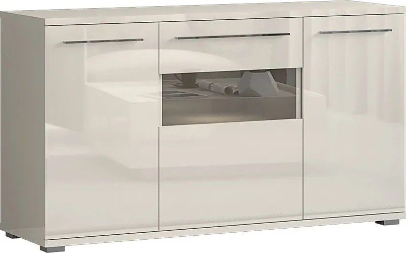 Μπουφές Χαμηλός Realm 3D-Μήκος: 150 εκ.-Μπεζ