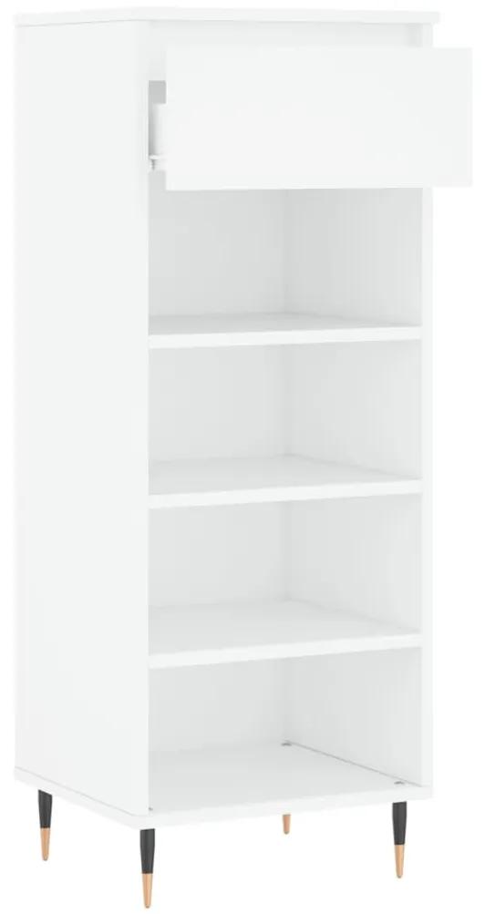vidaXL Παπουτσοθήκη Λευκή 40 x 36 x 105 εκ. από Επεξεργασμένο Ξύλο