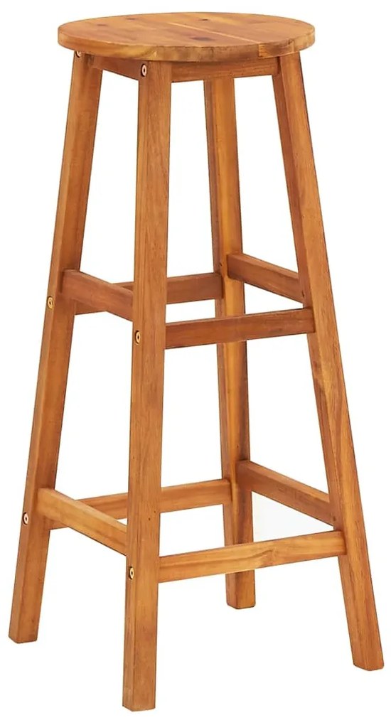 vidaXL Σκαμπό Μπαρ 6 τεμ. από Μασίφ Ξύλο Ακακίας