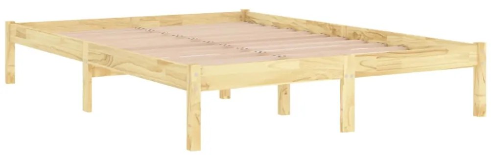 vidaXL Πλαίσιο Κρεβατιού 160 x 200 εκ. από Μασίφ Ξύλο Πεύκου