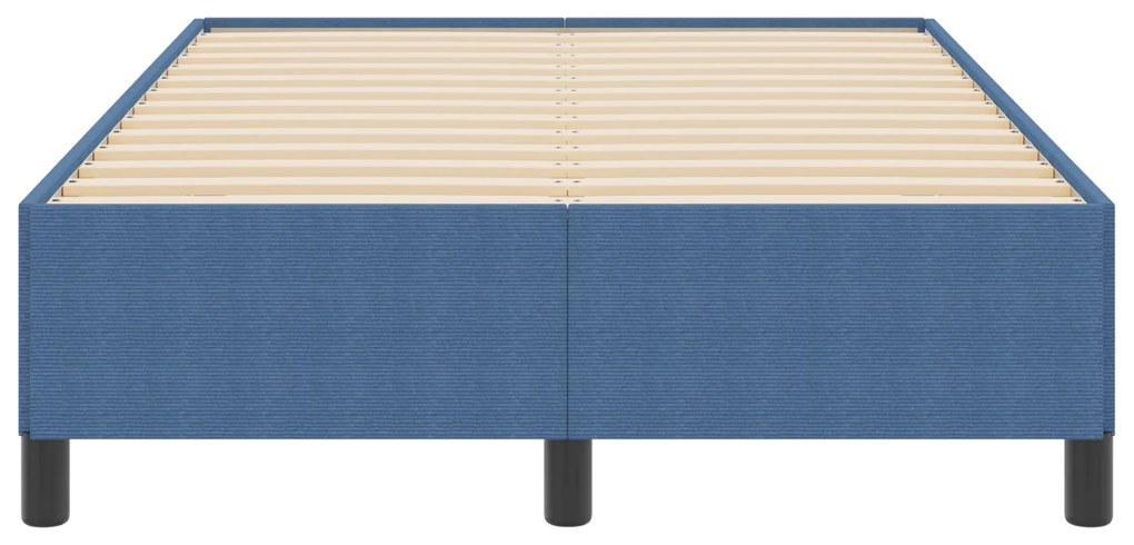 vidaXL Κρεβάτι Μπλε 120x200 εκ. από Κορδέτα