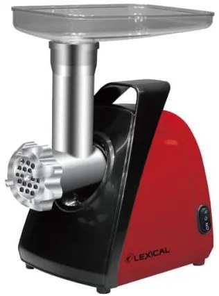 Lexical LMG-2004RED Κρεατομηχανή - Μηχανή κοπής κιμά 500W 230V από Ανοξείδωτο Ατσάλι