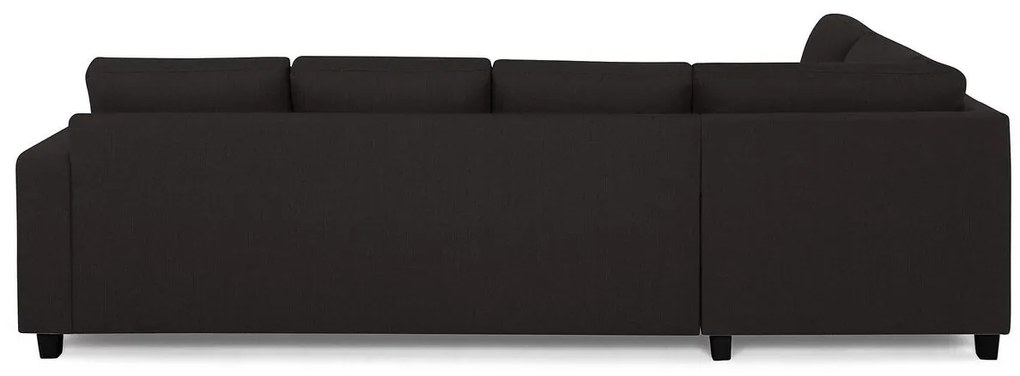 Γωνιακός Καναπές Scandinavian Choice C166, Μαύρο, 287x199x79cm