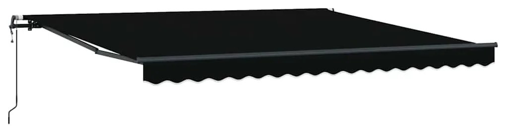 vidaXL Σκηνίτσα Αναδιπλούμενη Μαύρο 400 x 300 εκ Ύφασμα και αλουμίνιο