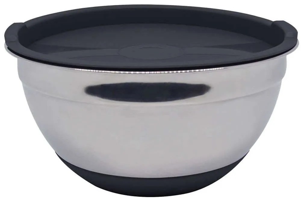 Δοχείο Φαγητού - Μπωλ 809547 1,4lt Inox-Black Ankor Steel,Plastic