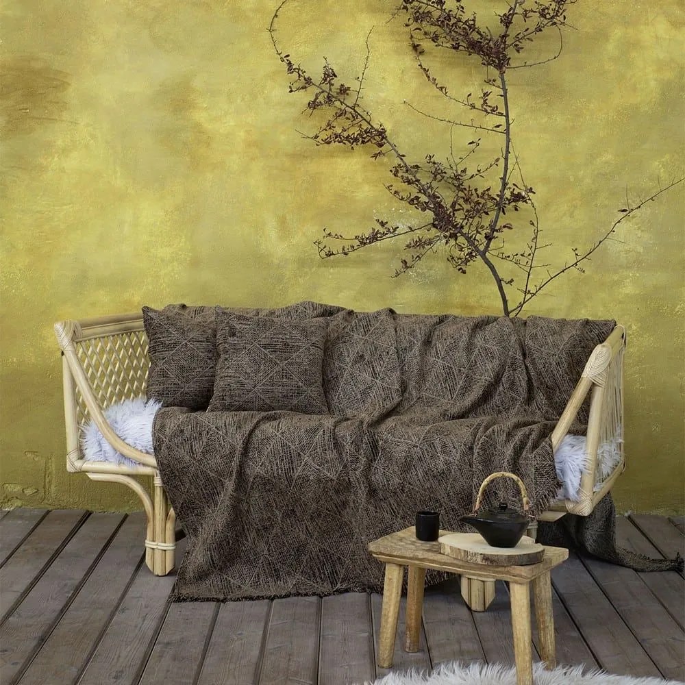 Ριχτάρι Jayla Taupe Nima Τριθέσιο 180x300cm Chenille