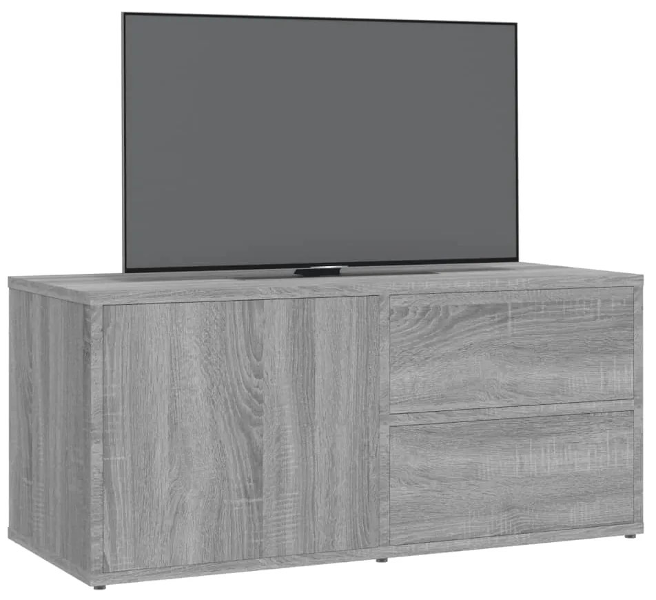 vidaXL Έπιπλο Τηλεόρασης Γκρι Sonoma 80x34x36 εκ. από Επεξεργ. Ξύλο