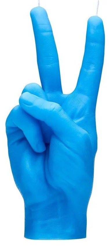 Κερί Χειρονομίας Peace 360gr 20x7x8cm Blue Candle Hand Paraffin