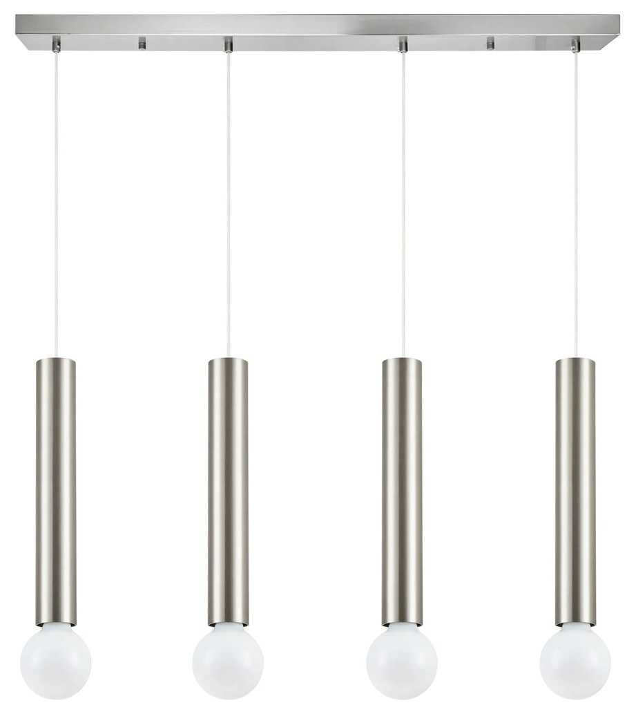 SE21-NM-5-4NM ADEPT TUBE NICKEL MAT Nickel Matt Pendant+