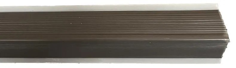 Αρμοκάλυπτρο Αλουμινίου Πομπέ Μέσα ART01 Νίκελ Ματ 2 μέτρα 200x2.9x2.9 εκ.