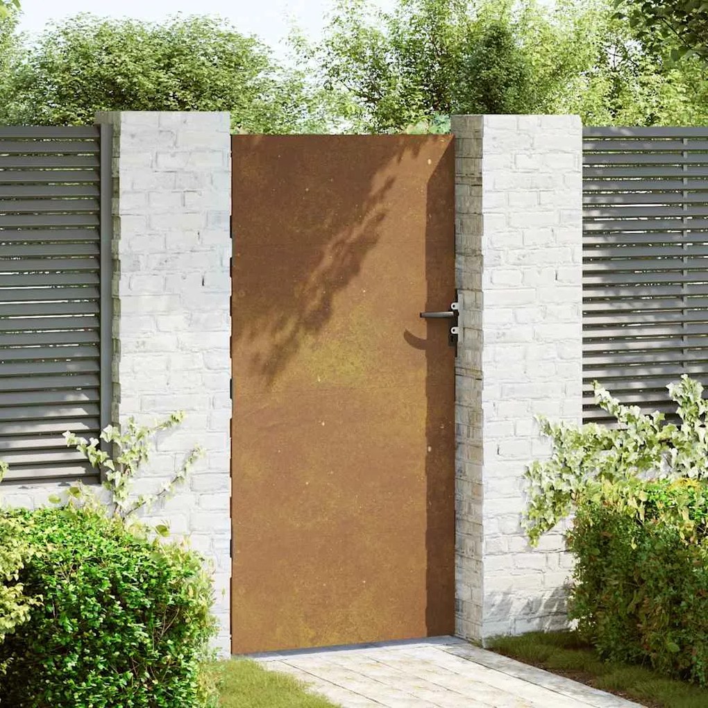 vidaXL Πύλη Κήπου 85 x 175 εκ. από Ατσάλι Corten