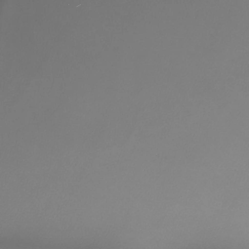Υποπόδιο Γκρι Ανθρακί 60x60x36 εκ. από Συνθετικό Δέρμα - Ανθρακί