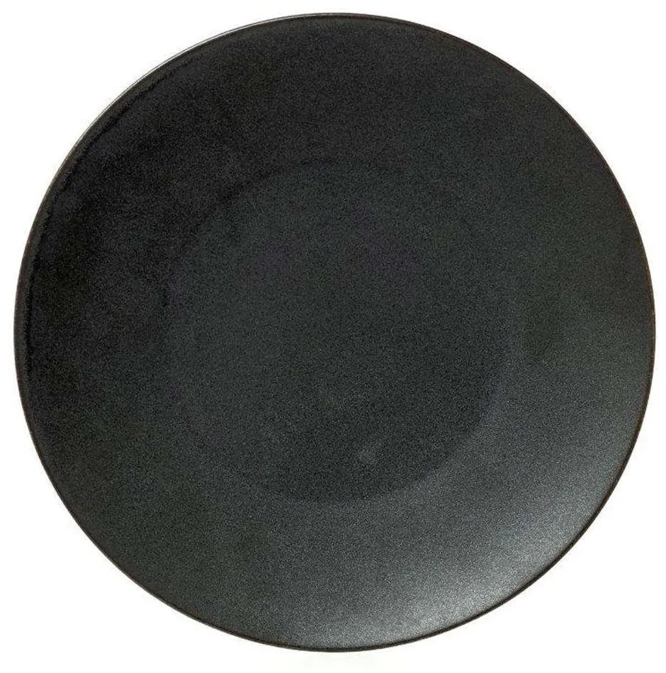 Πιάτο Ρηχό Στρογγυλό 47.600.01 Φ27cm Black Matte Cryspo Trio Porcelain