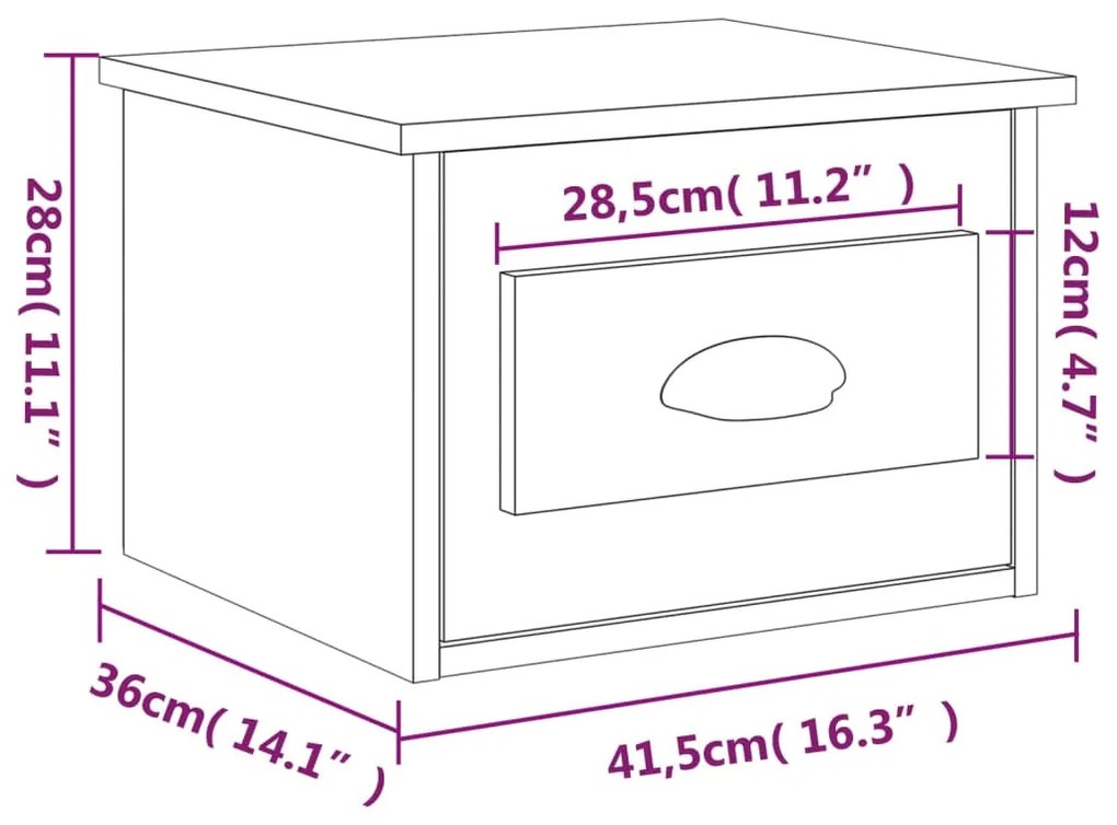 ΚΟΜΟΔΙΝΟ ΕΠΙΤΟΙΧΙΟ ΚΑΠΝΙΣΤΗ ΔΡΥΣ 41,5 X 36 X 28 ΕΚ. 816386